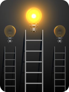 Lightbulb ladders